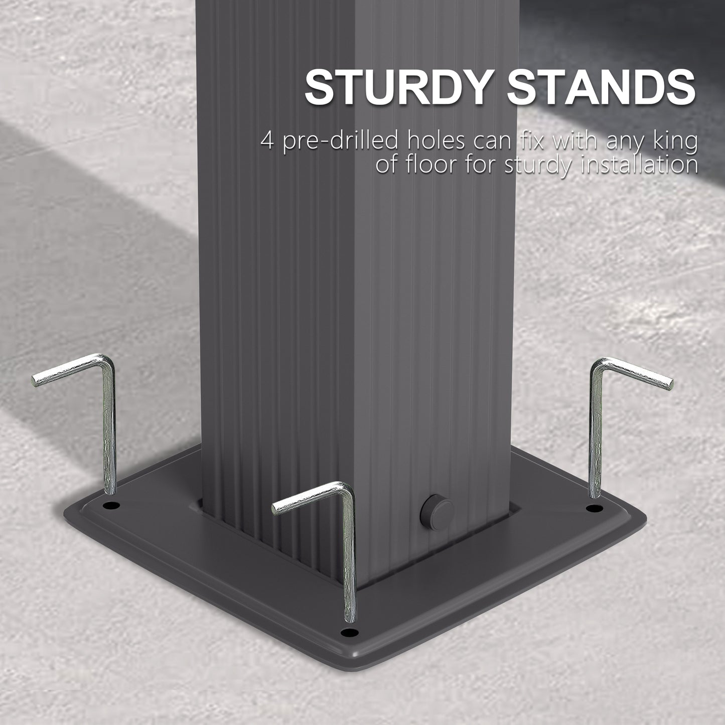 PATIO TREE 12Ft x 16Ft Patio Aluminum Retractable Pergola with Sun Shade Canopy Modern Backyard Deck