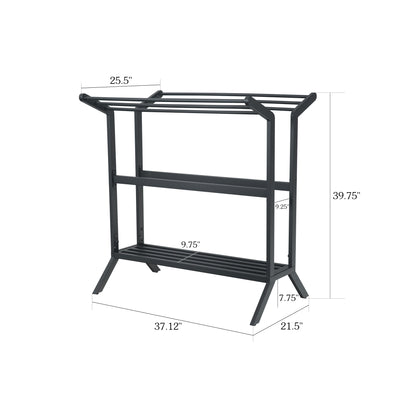 ULAX Pool Float Caddy, Poolside Towel Rack - Convenient Storage Solution for Pool, Beach, and Hot Tub Towels