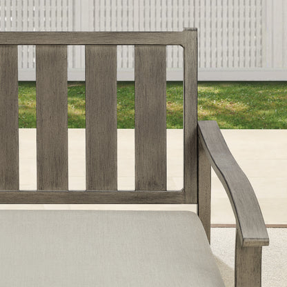 PEAKHOME Azur Outdoor 8 Person Square Dining Set with Sunbrella® Cushions