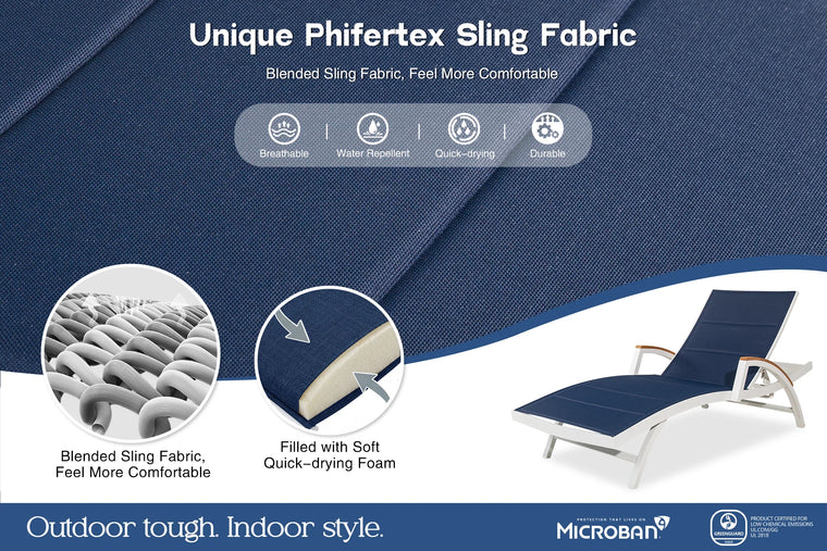 Phifertex® Fabric + Quick-Drying Foam