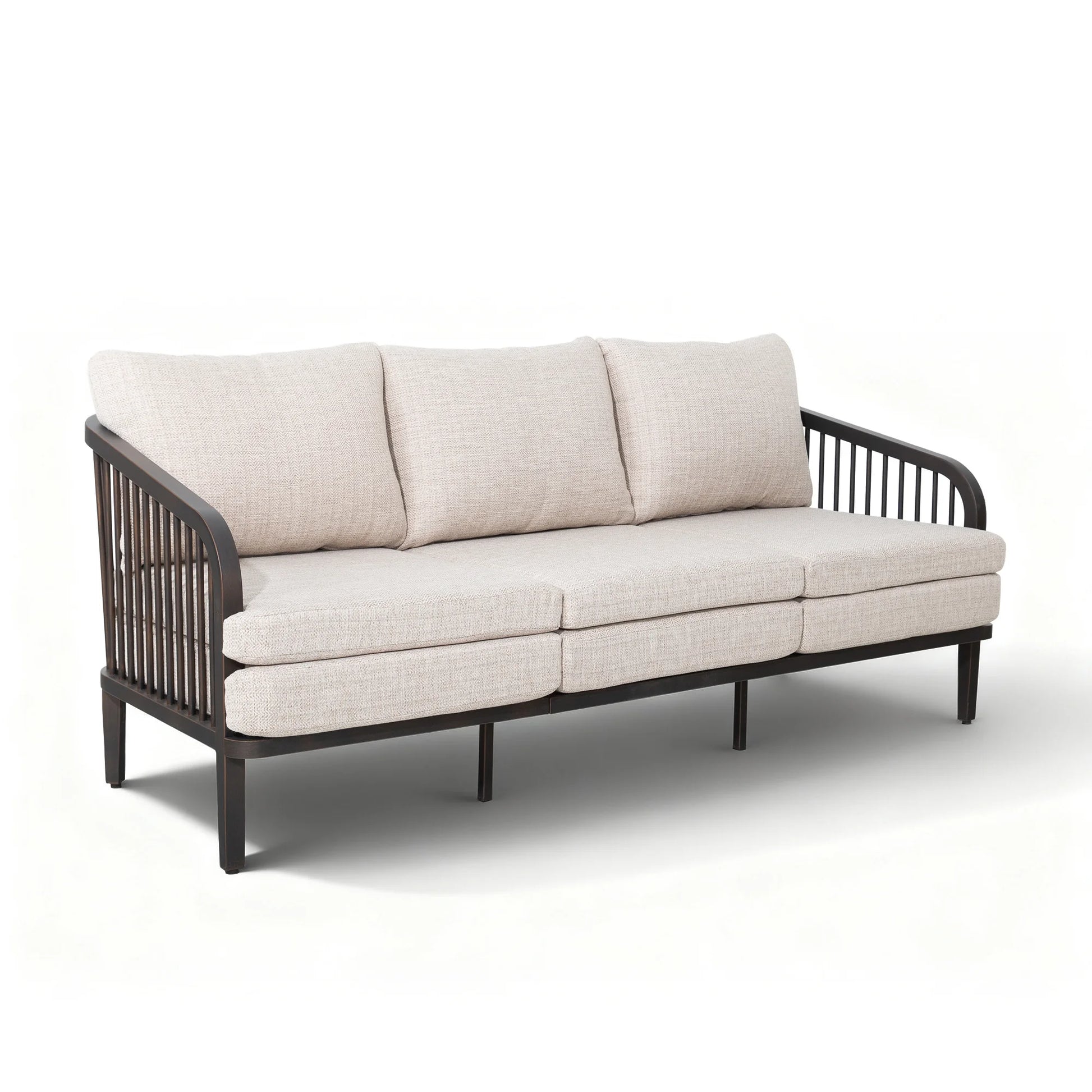 ASHEVILLE Aluminum Outdoor Lounge Sofa