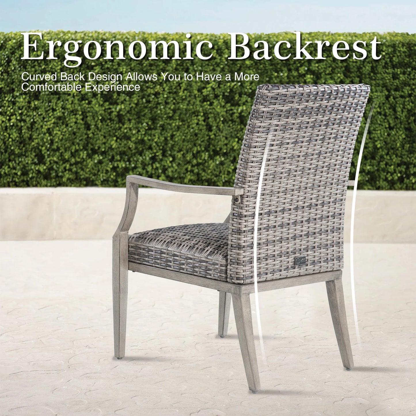 Allure 7-Piece Patio Rectangular Dining Set For 6 Person