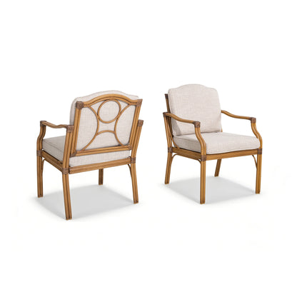 Arcadia Outdoor Fixed Dining Chair Set of 2