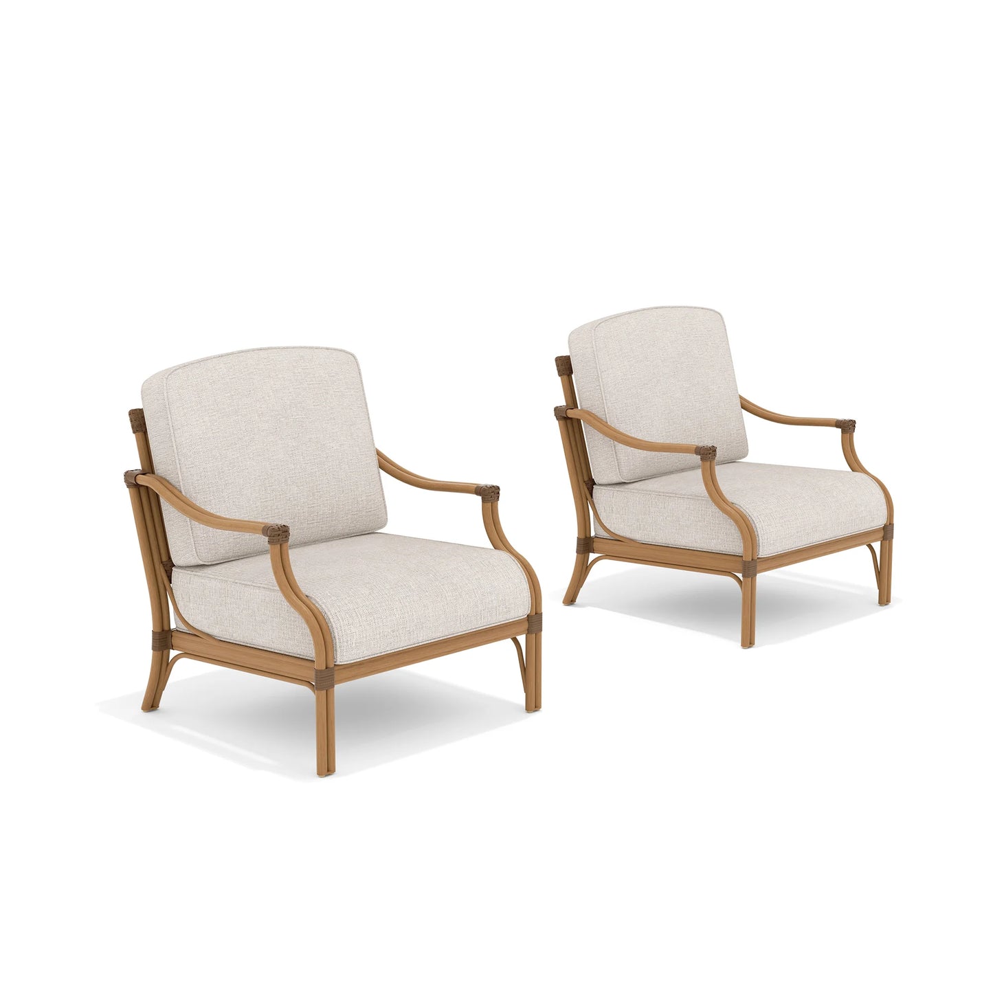 Arcadia 2 Pieces Aluminum Patio Lounge Chair