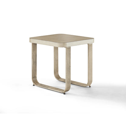 Arsterie Patio Aluminum Square Side Table
