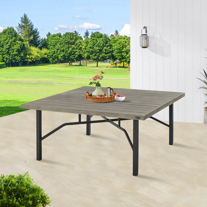 Azur 63.5 patio square dining table