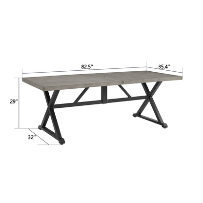 Azur 82.5'' Patio Dining Tables 