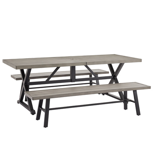 Azur Patio Dining Set with Bench