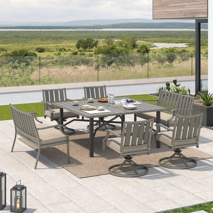 Azur Square Dining Set For 8-Person