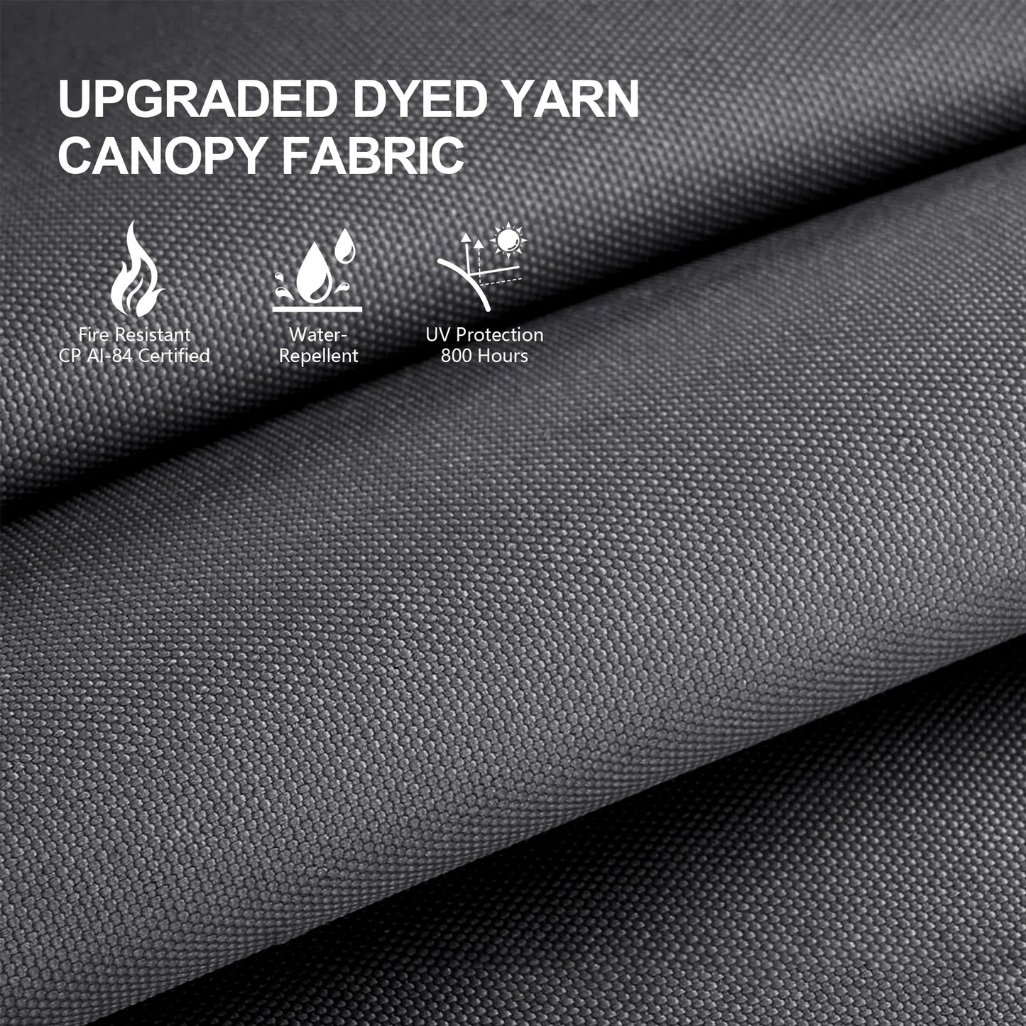 PATIO TREE Replacement Canopy For Retractable Shade Pergola