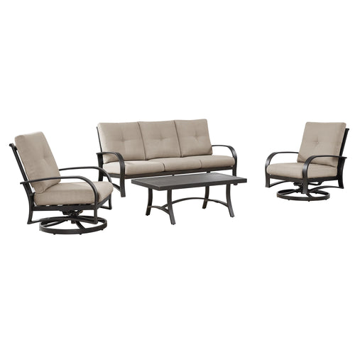 Chamber 4-Pieces Swivel Sofa Set