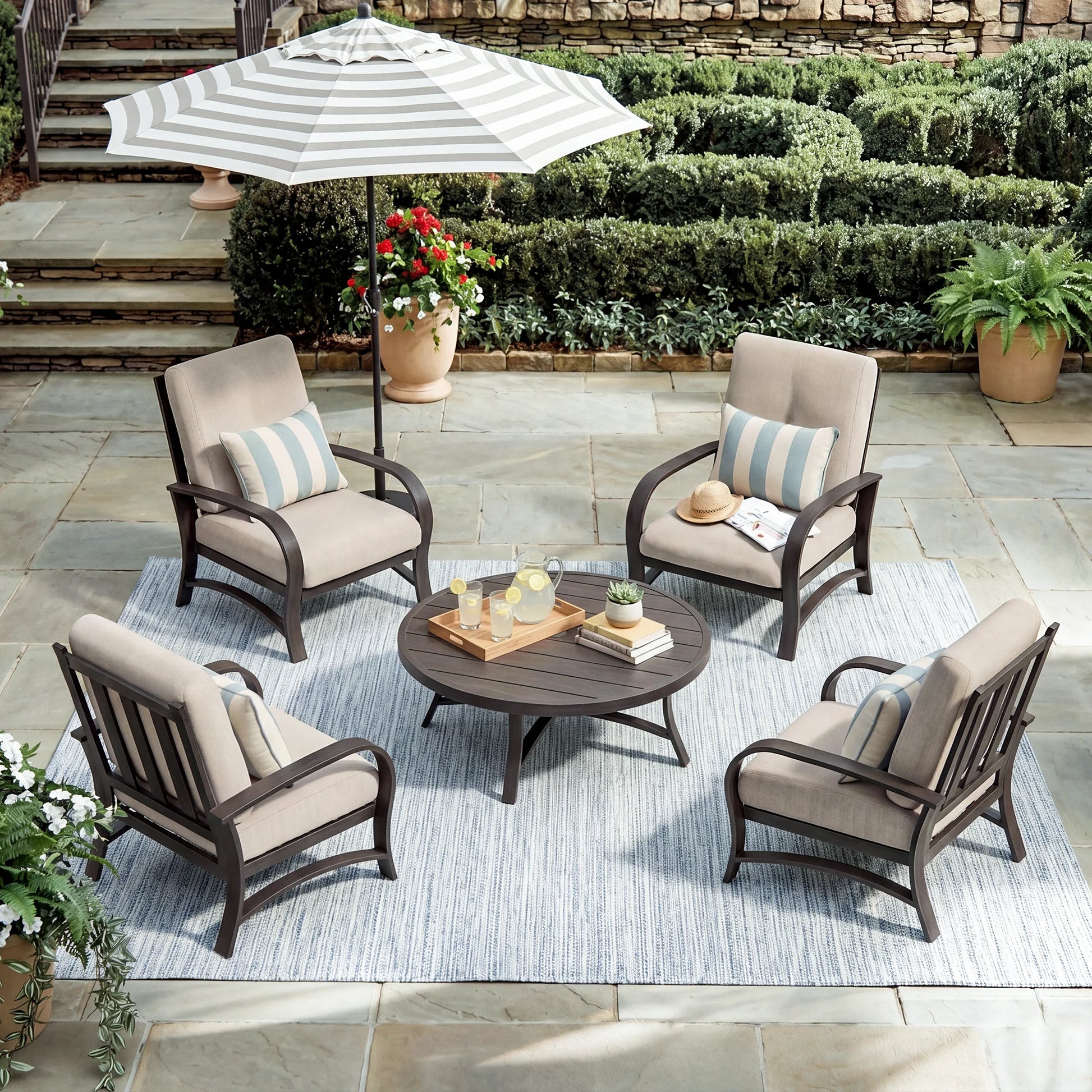 Chamber 4 Club Chair and Round coffee table
