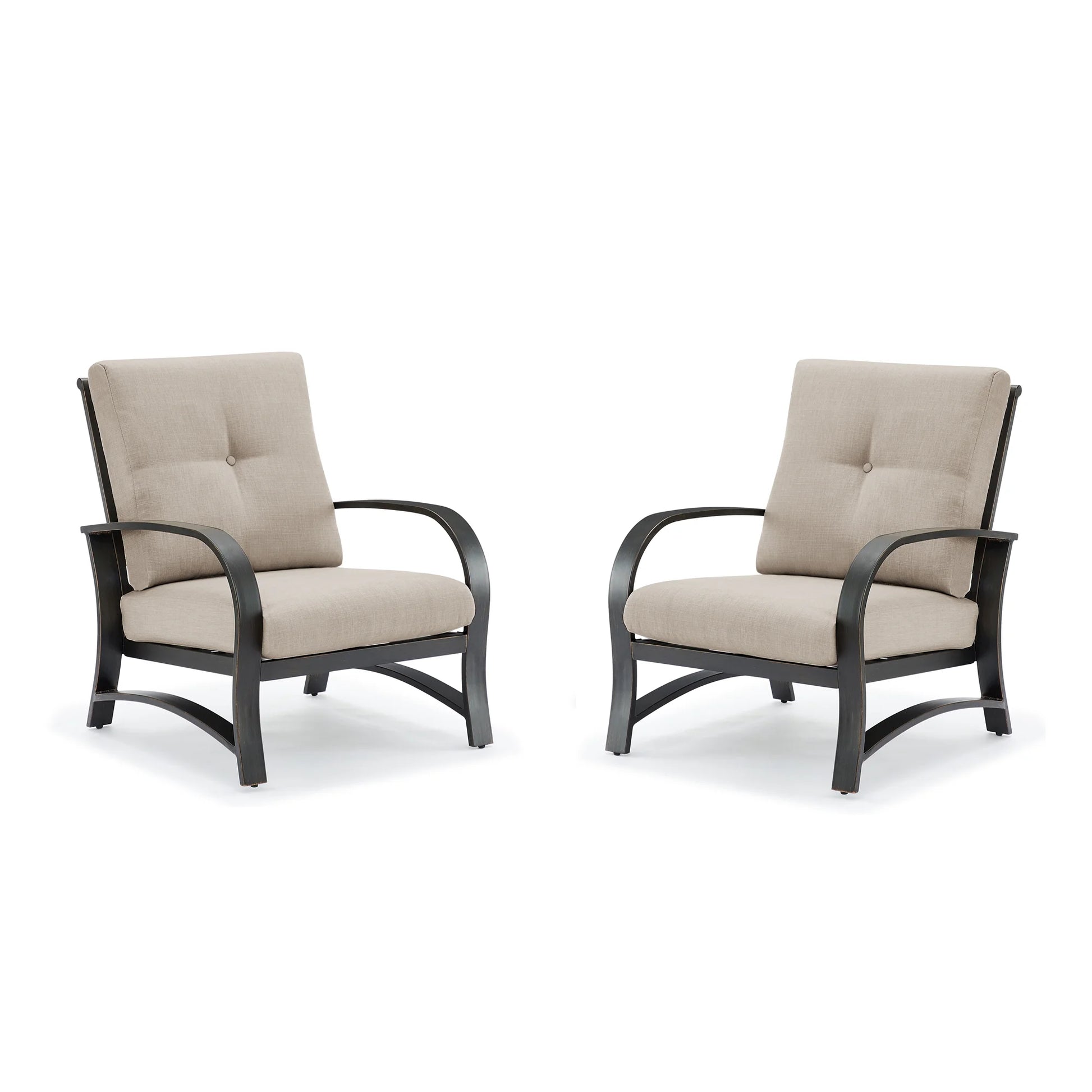 PEAK HOME Patio Aluminum Club Chair