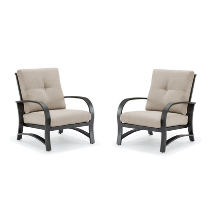 PEAK HOME Patio Aluminum Club Chair