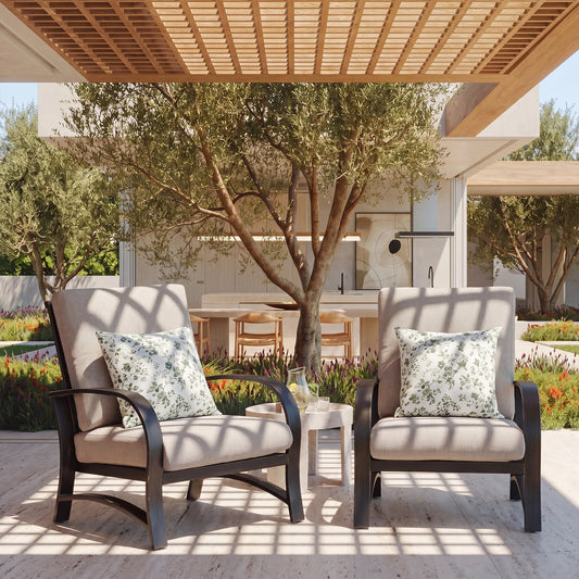Chamber Patio Club Chair With High Backrest
