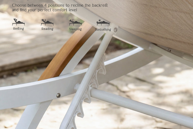 Adjust to Your Ideal Comfort, in 4 Positions