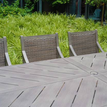 Tampa 9 Piece Rectangular Patio Dining Set