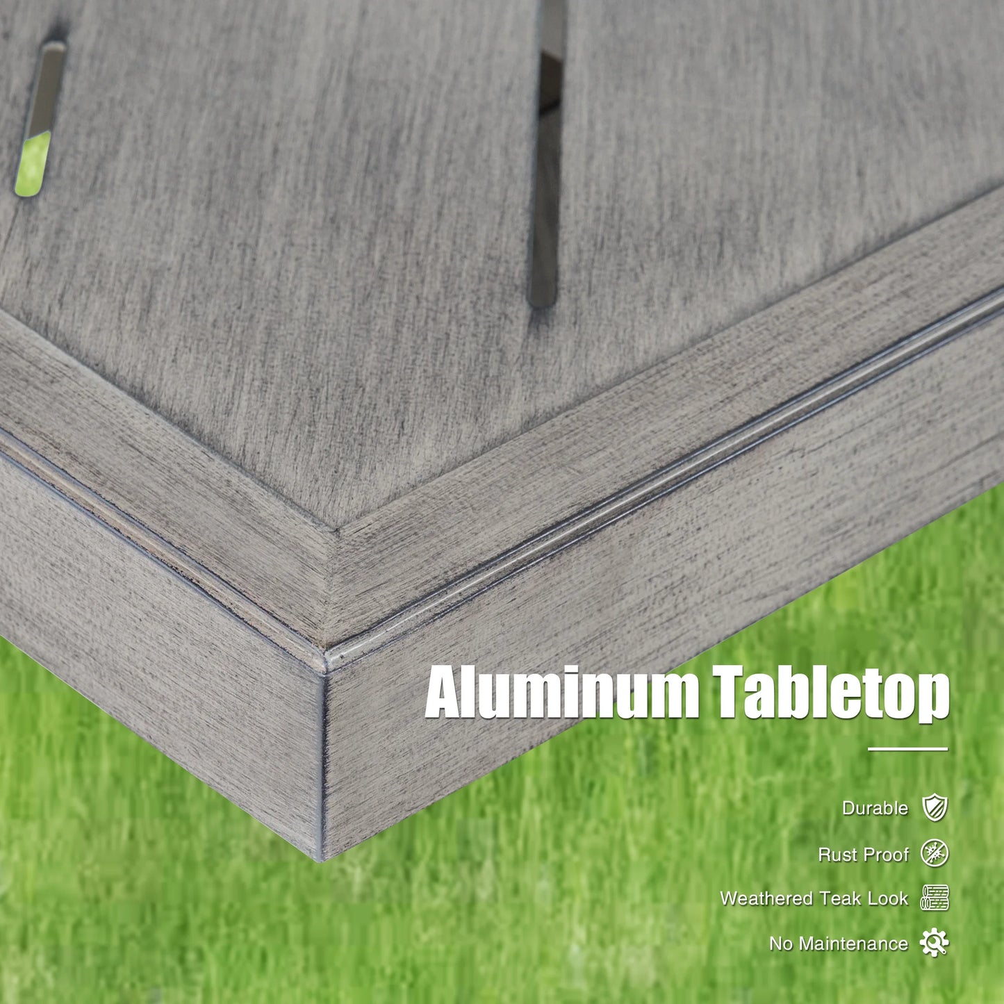 Tampa 9 Piece Rectangular Patio Dining Set