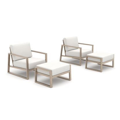 Hamarto Patio 2 Lounge Chair and 2 Ottoman