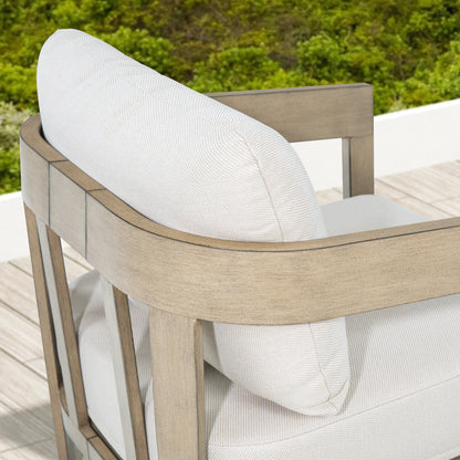 Harmonti 6-Piece Aluminum Patio Conversation Sofa Set With Ottoman