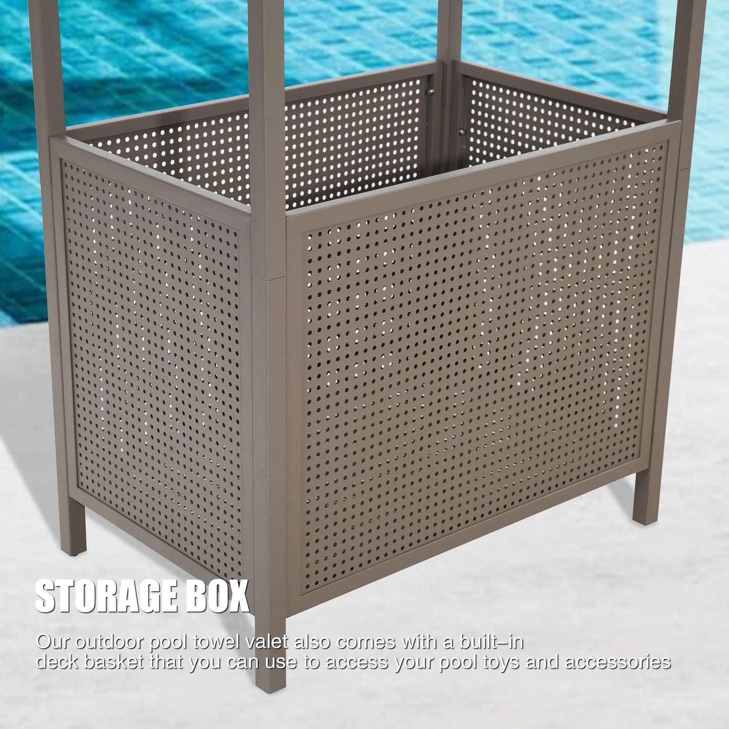 Harrisburg Pool Towel Stand 