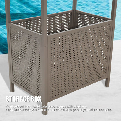 Harrisburg Pool Towel Stand 