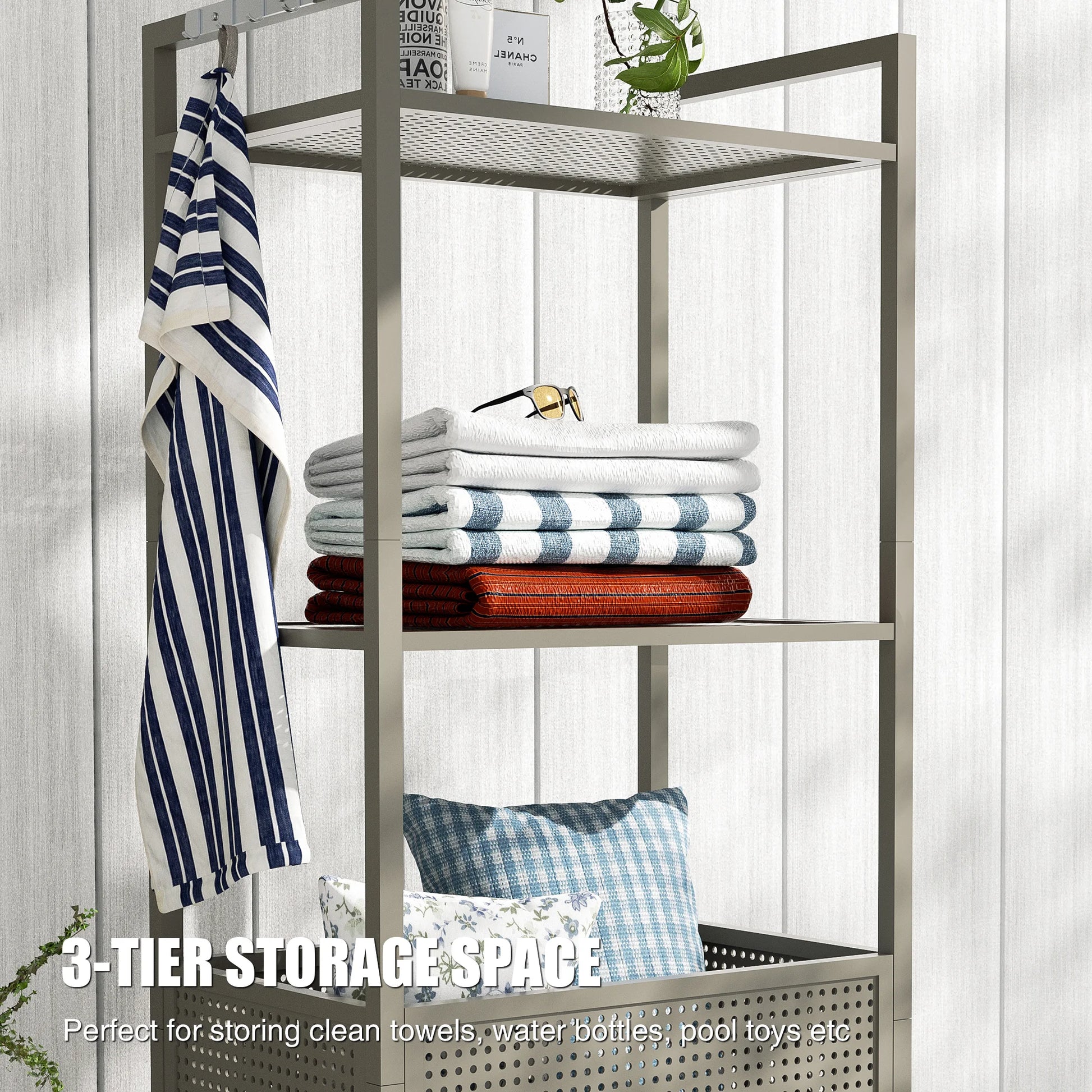 Harrisburg Pool Towel Stand 