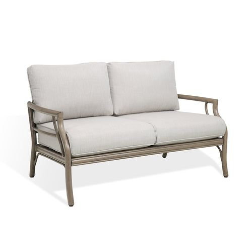 Outdoor Loveseat With Olefin Cushions