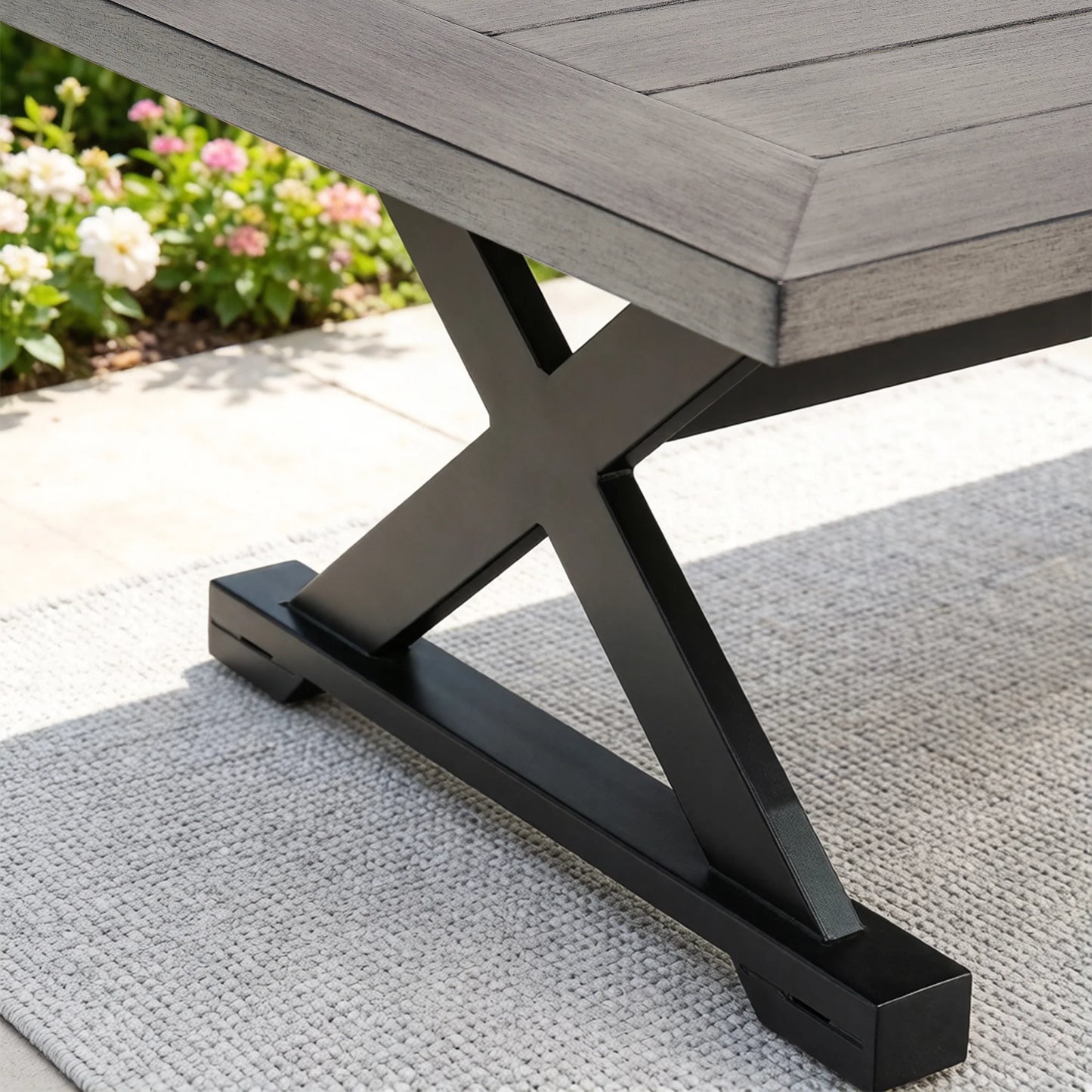 Marindo Patio Rectangular 47.25'' L x 24.25'' W Coffee Table
