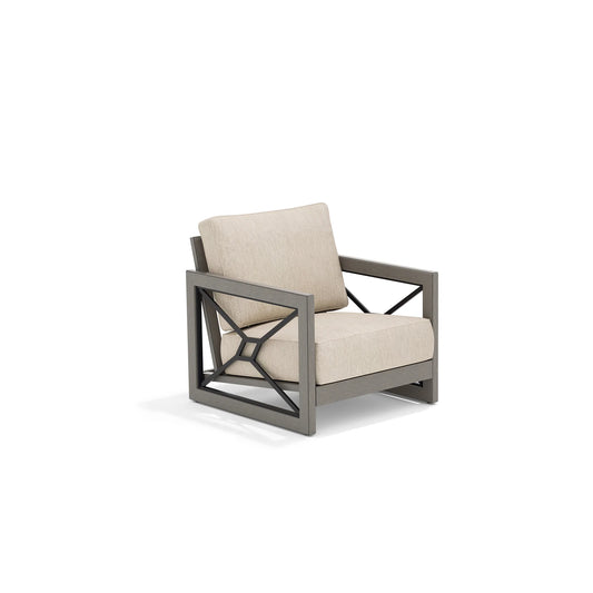 Chair with beige cushion 