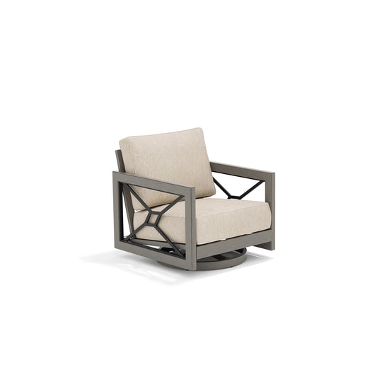 Swivel Chair with beige cushion