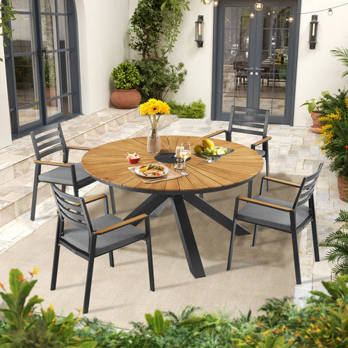 Peak Home Outdoor Round Dining Set