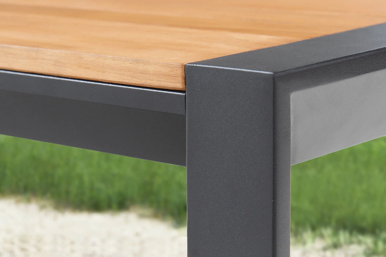 Angled aluminum frame