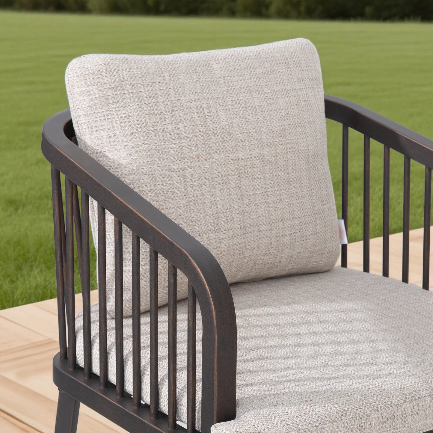 Asheville Patio Aluminum Dining Chair Set of 2