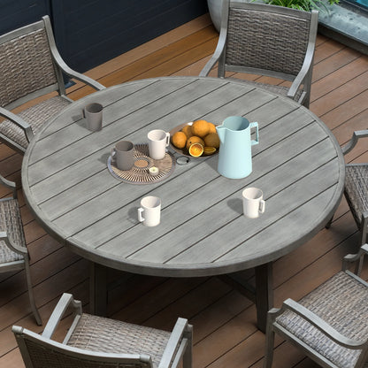 Azur Aluminum Patio Round Dining Table