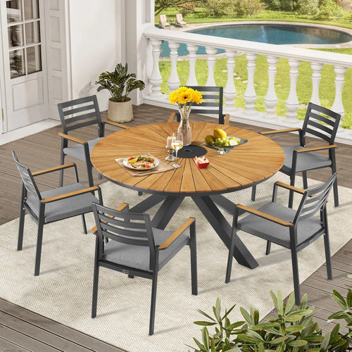 PEAKHOME OUTDOOR ROUND DINING SET