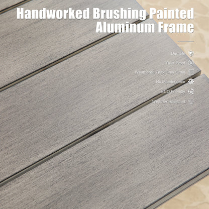 Sereno Aluminum Patio Rectangular Coffee Table