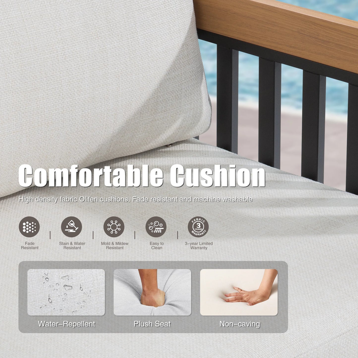 Sereno Aluminum Outdoor Armchair