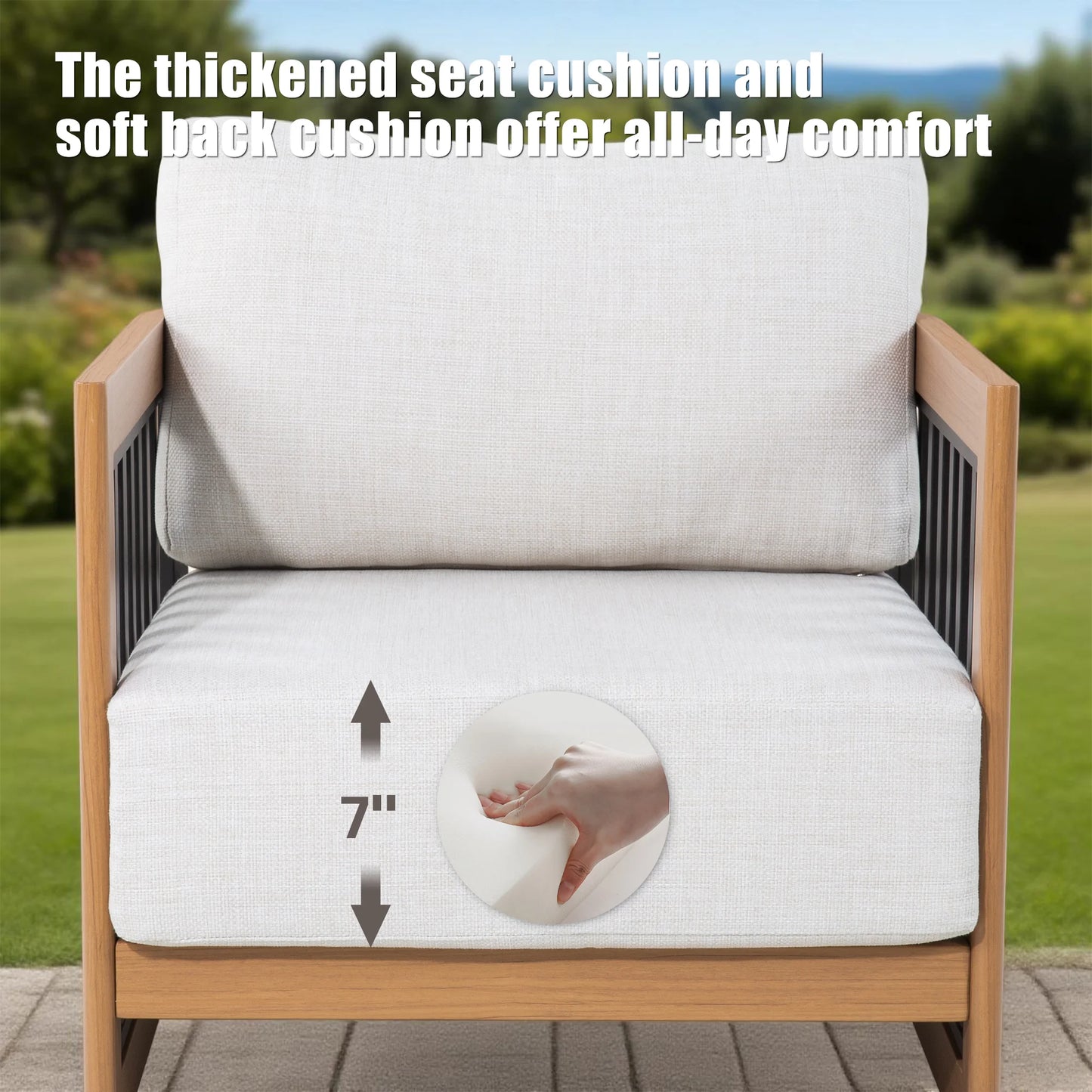 Sereno Aluminum Outdoor Armchair