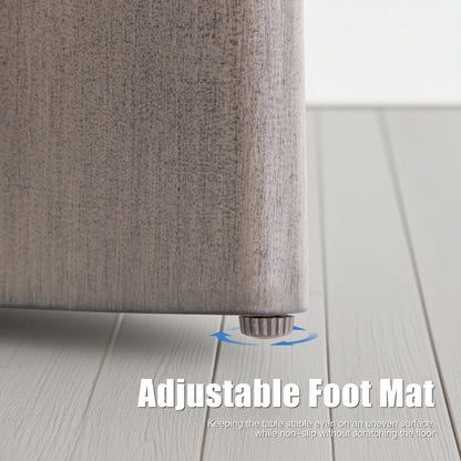 Sereno 4 Pieces Patio Sofa Set With Fixed Chairs and Round Coffee Table