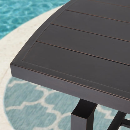Tamarin Aluminum Patio Rectangular Dining Table