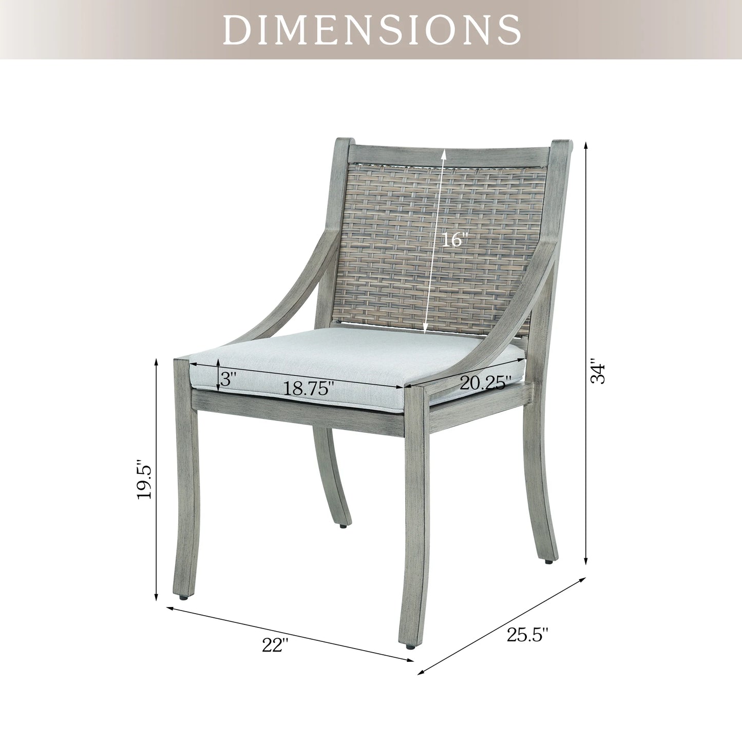 Tampa Outdoor Dining Chair (Set of 2)