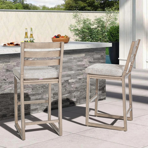 Winston Patio Aluminum High Bar Chairs Set of 2