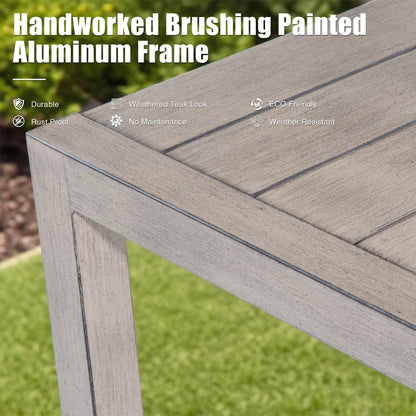 Winston Aluminum 2-In-1 Convertible Patio Bar Table