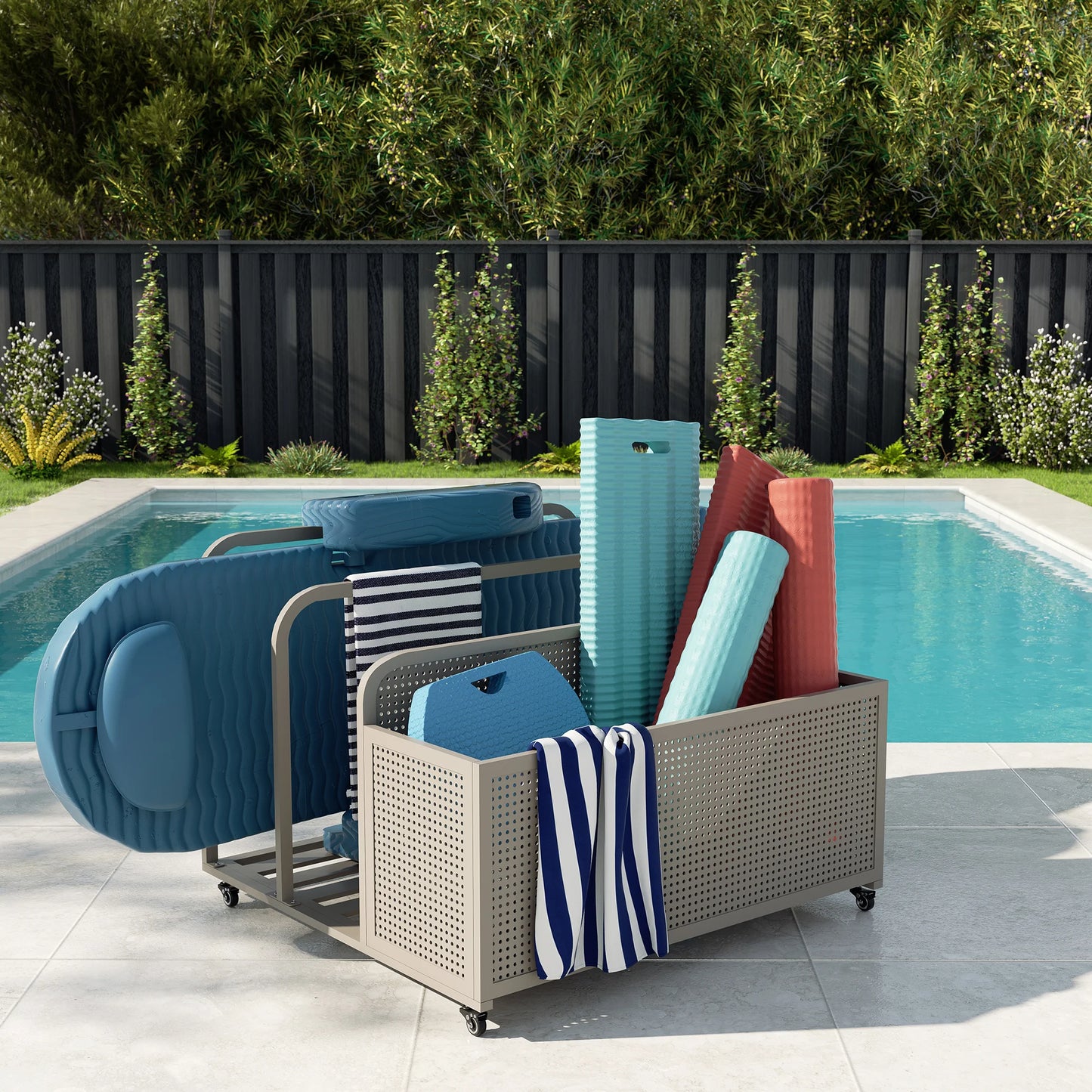 PEAK HOME CLEVELAND POOL FLOATS HOLDER