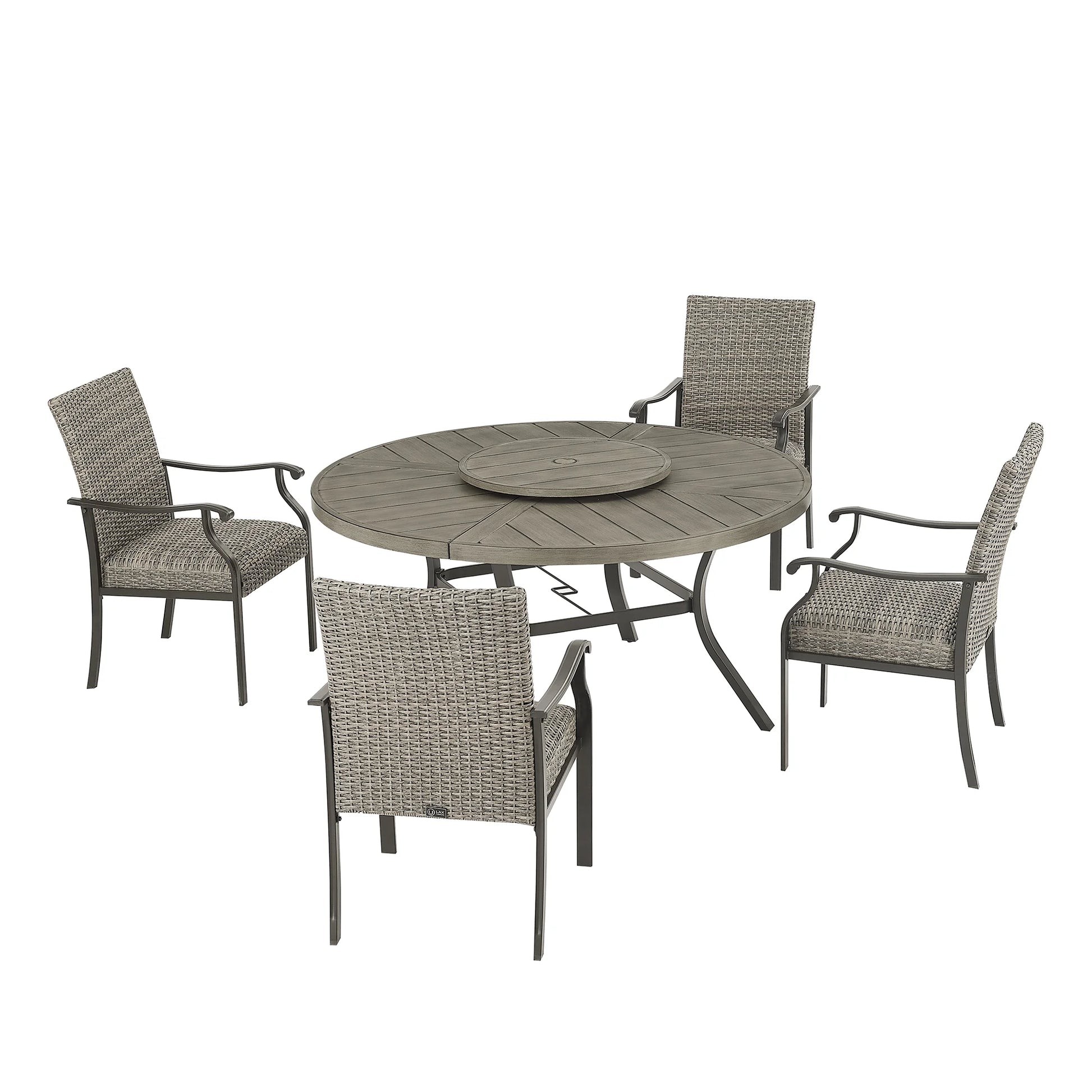 Pavane 5-Piece Outdoor Dining Set With ArmChair