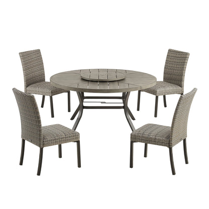 Pavane 5-Piece Outdoor Dining Set With Armless Chair