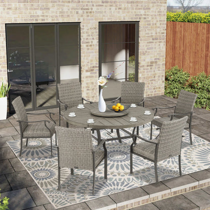 Pavane 7-Piece Patio Dining Set With ArmChair