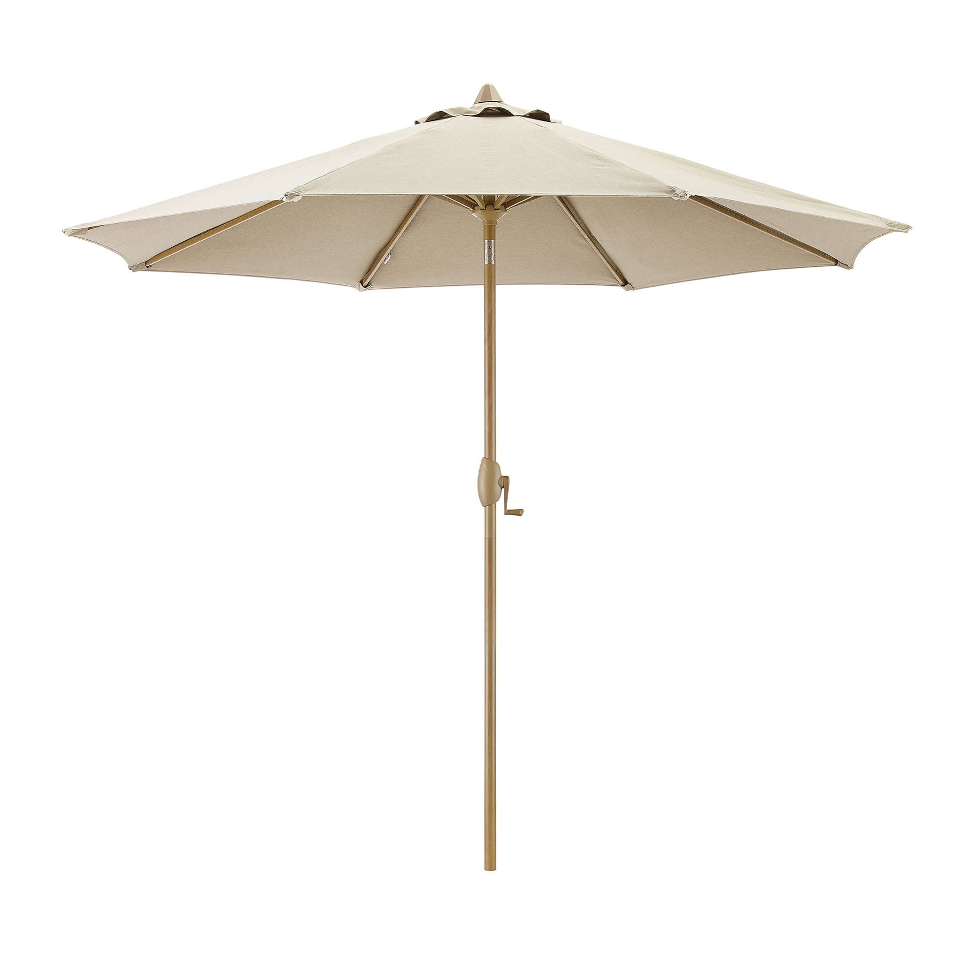 Peakhome Furnishings 9Ft Manual-tilted Patio Round Market Umbrella