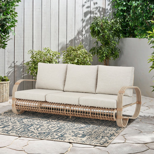 Peakhome Furnishings Arsterie Outdoor 3-Seater Sofa Chair